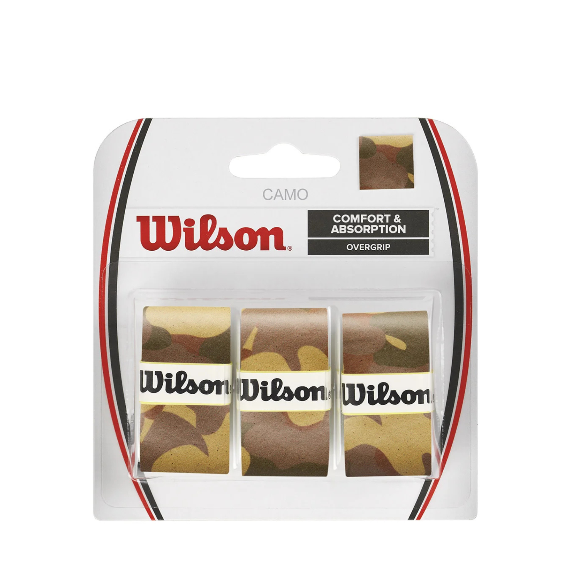 Dizajn bez názvu (5) WILSON CAMO OVERGRIP BROWN – Obrázok 1