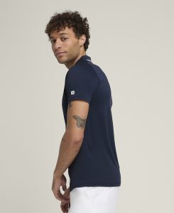 WILSON TEAM SEAMLESS POLO 2.0 NAVY – Obrázok 6