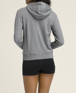 WILSON W TEAM ZIP HOODIE MEDIUM GRAY – Obrázok 3