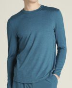 WILSON EVERYDAY PERFORMANCE TEE LONG SLEEVE LYONS BLUE
