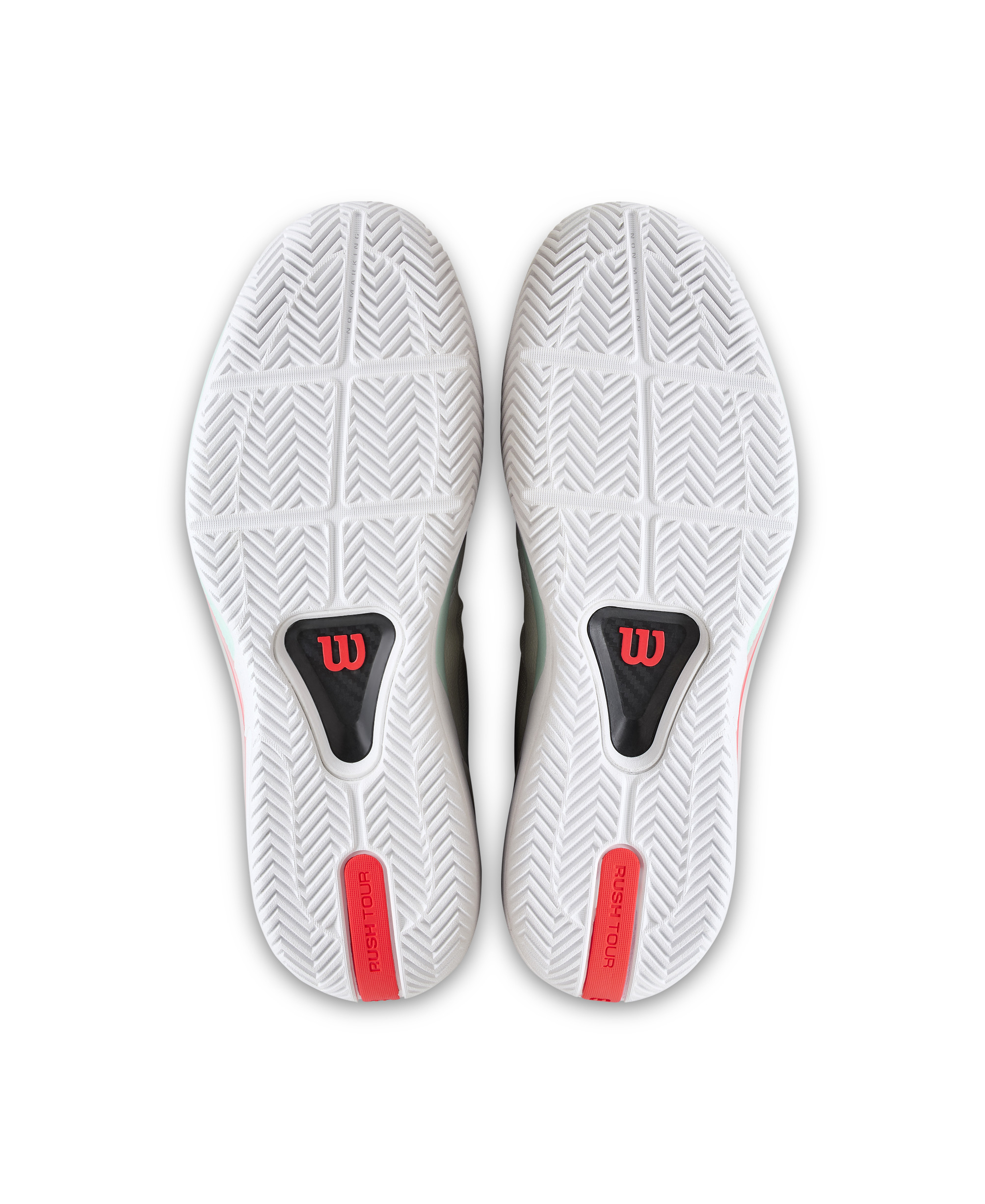 WILSON RUSH TOUR 5 White/Bay/Fiery Coral – Obrázok 7