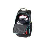 WILSON OPTX VOLLEYBALL BACKPACK Black/Aqua – Obrázok 3